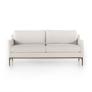 Samantha 74" 2 Cushion Sofa - Iron + Performance Natural