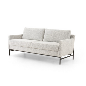 Samantha 74" 2 Cushion Sofa - Iron + Performance Linen