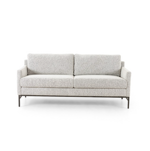 Samantha 74" 2 Cushion Sofa - Iron + Performance Linen