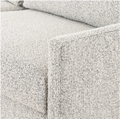 Samantha 74" 2 Cushion Sofa - Iron + Performance Linen