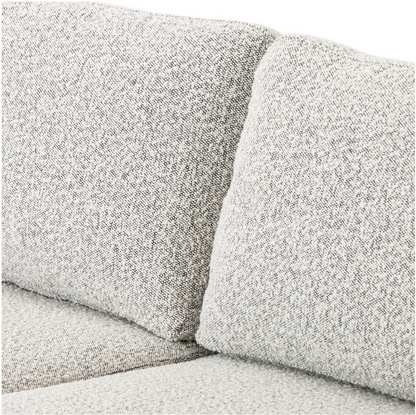 Samantha 74" 2 Cushion Sofa - Iron + Performance Linen