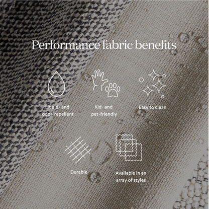 Stanton 125" 3 Cushion Modular Sofa - Performance Ivory