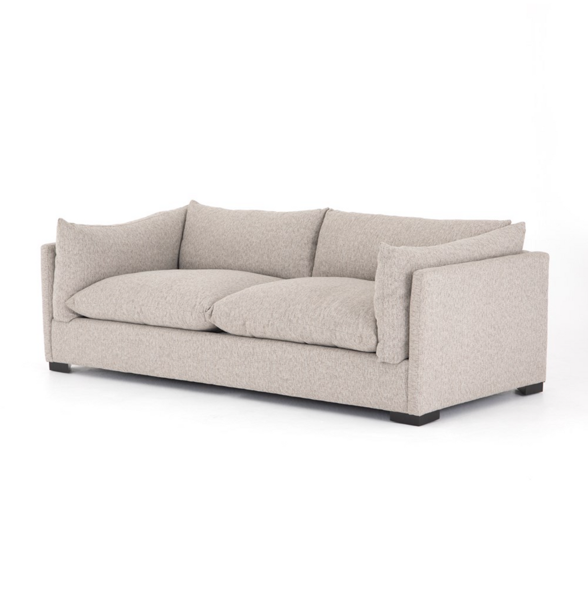 Luna 90" 2 Cushion Sofa - Performance Pebble