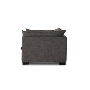 Luna 90" 2 Cushion Sofa - Charcoal