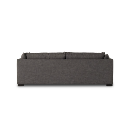 Luna 90" 2 Cushion Sofa - Charcoal