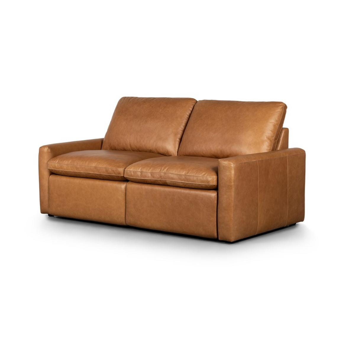 Cartier 78" 2 Cushion Top Grain Leather Power Recliner Sofa - Butterscotch