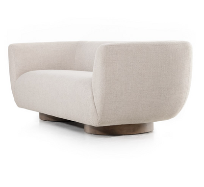 Sabine 87" Bench Cushion Sofa - Performance Taupe