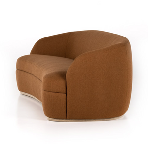 Hadley 89" Bench Cushion Sofa - Rust