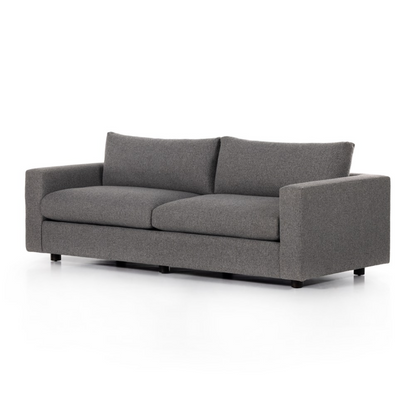 Presley 98" 2 Cushion Sofa - Grey