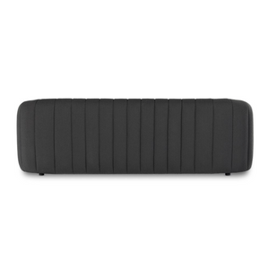 Ellee 92" Bench Cushion Sofa - Performance Charcoal