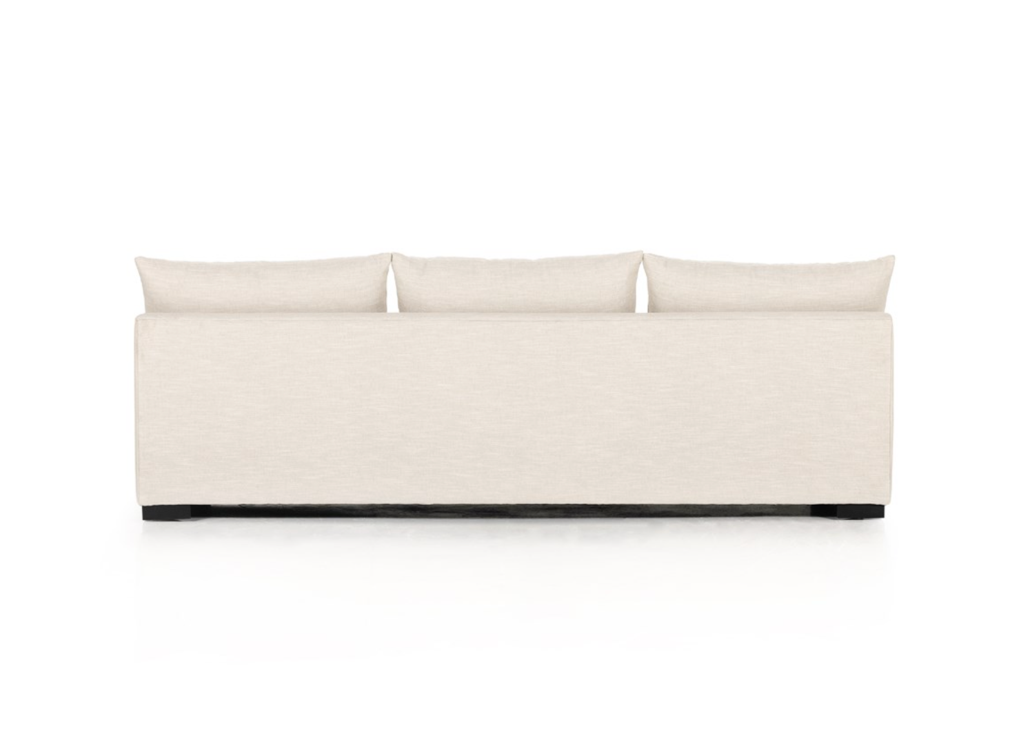 Owen 94 Armless Bench Sofa - Performance + Oatmeal