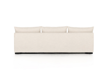 Owen 94 Armless Bench Sofa - Performance + Oatmeal