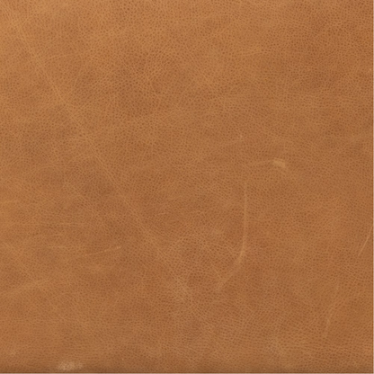 Evelyn 88" Top Grain Leather Bench Cushion Sofa - Cognac