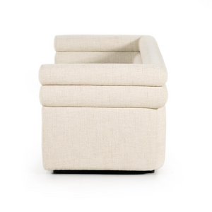 Evelyn 88" Bench Cushion Sofa - Performance Cream