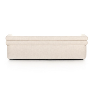 Evelyn 88" Bench Cushion Sofa - Performance Cream