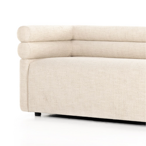 Evelyn 88" Bench Cushion Sofa - Performance Cream