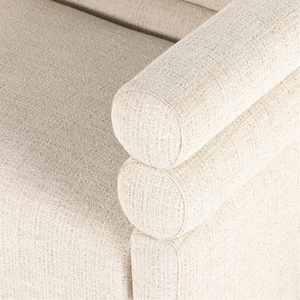 Evelyn 88" Bench Cushion Sofa - Performance Cream