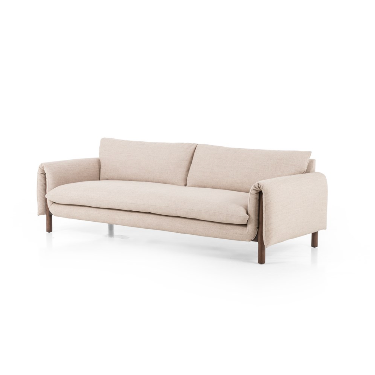 Orlando 94" Bench Cushion Sofa - Wheat