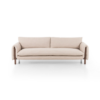 Orlando 94" Bench Cushion Sofa - Wheat
