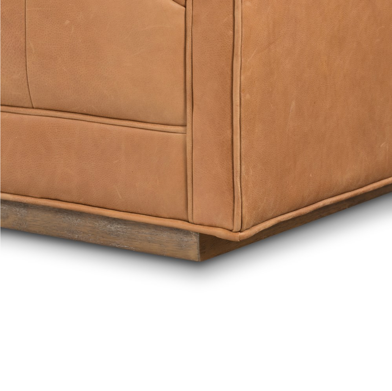 Keelan 90" Top Grain Leather Sofa - Cognac