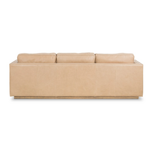 Keelan 90" Top Grain Leather Sofa - Palmero Nude