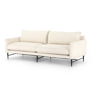 Dani 93" 2 Cushion Sofa - Iron + Snow