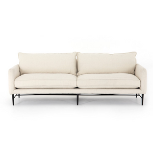 Dani 93" 2 Cushion Sofa - Iron + Snow