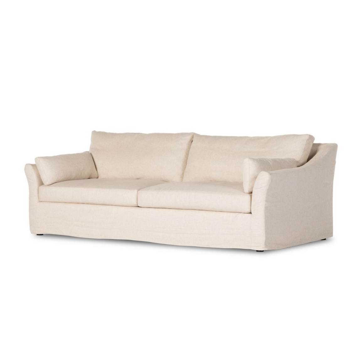 Beatrix 97" 2 Cushion Slipcover Sofa - Performance Cream