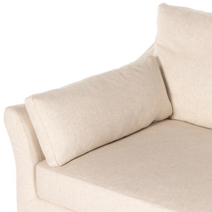 Beatrix 97" 2 Cushion Slipcover Sofa - Performance Cream