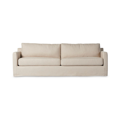 Ambrose 93" Slipcover Sofa - Performance Cream