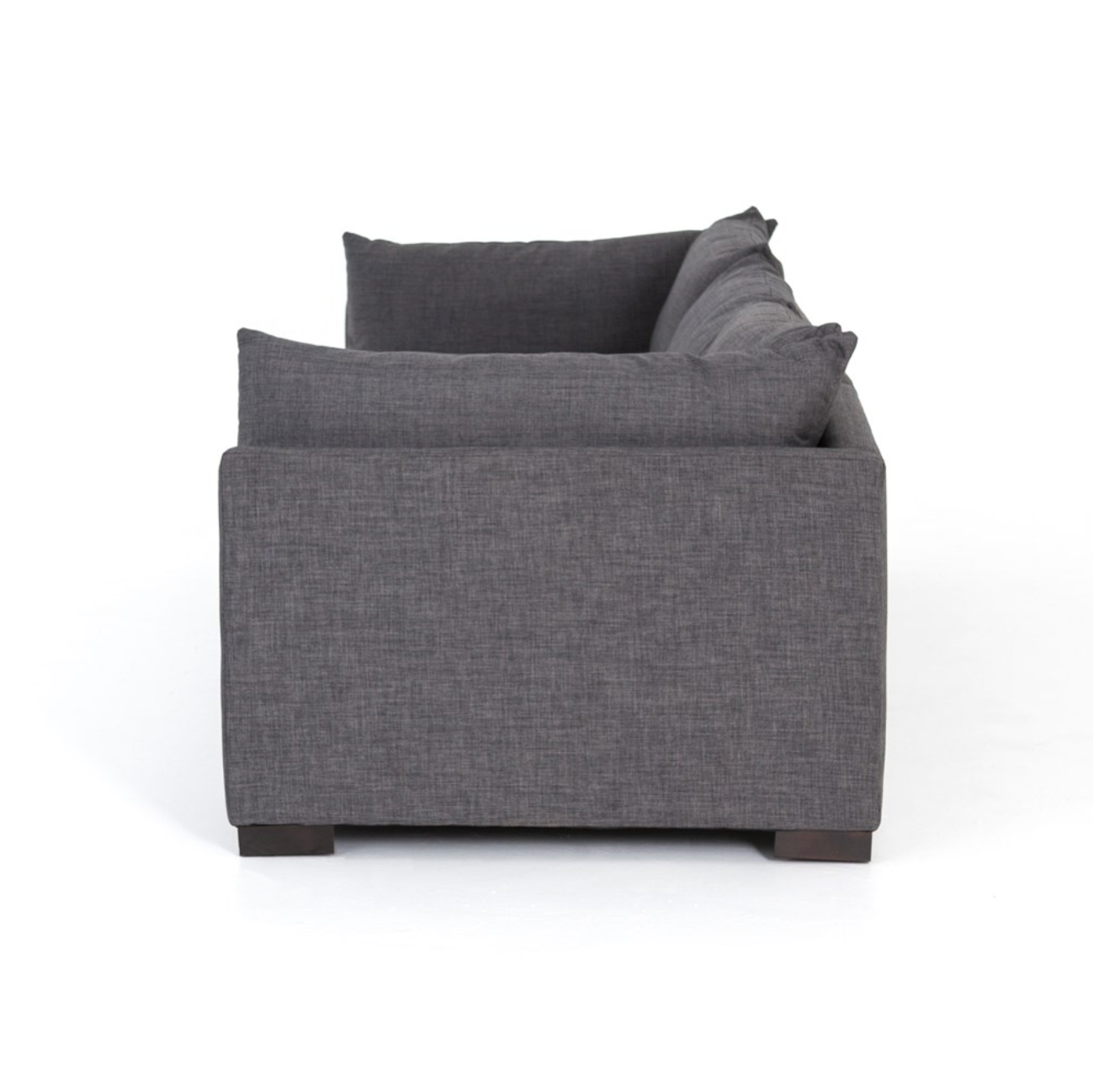 Auriella 117" 3 Cushion Modular Sectional - Performance Charcoal