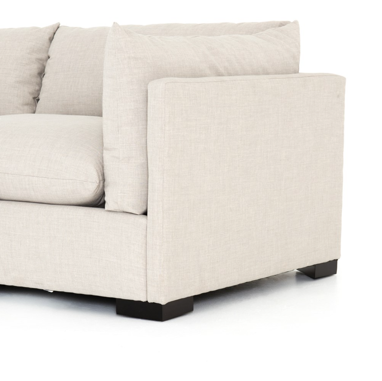 Auriella 117" 3 Cushion Modular Sectional - Perfomance Moon