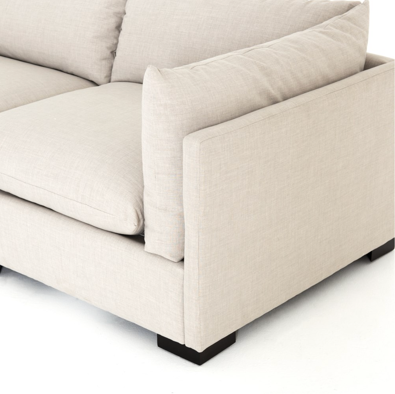 Auriella 117" 3 Cushion Modular Sectional - Perfomance Moon