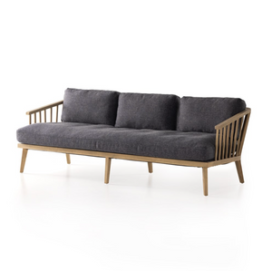 Kassani 88" Bench Cushion Sofa - Performance Slate