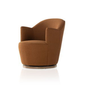 Santiago 26" Swivel Chair - Performance Burnish