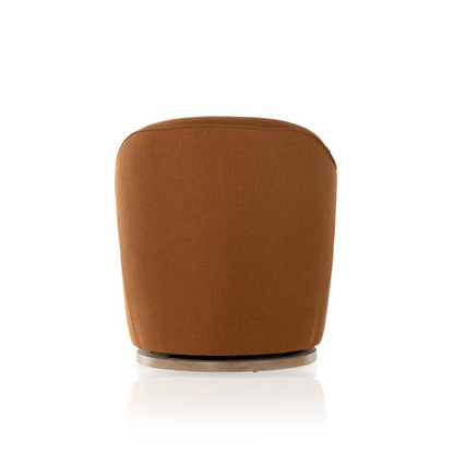 Santiago 26" Swivel Chair - Performance Burnish