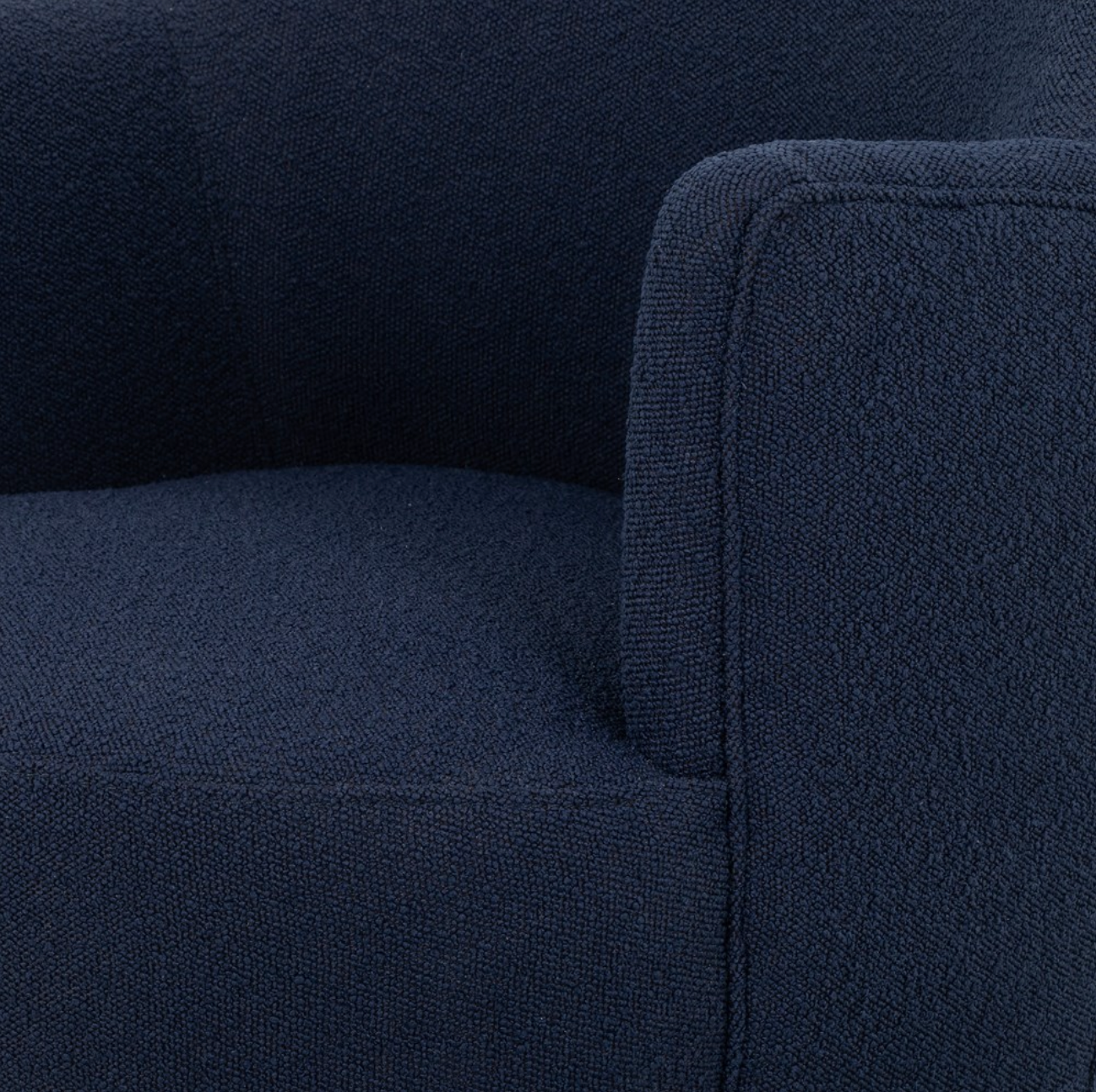 Santiago 26" Swivel Chair - Parawood + Indigo