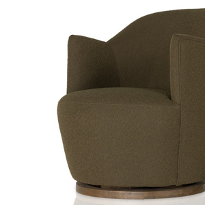 Santiago 26" Swivel Chair - Performance Olive