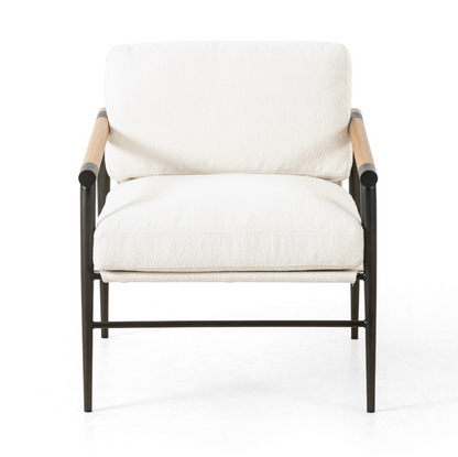 Raymond 28" Occasional Chair - Performance Cloud + Metal
