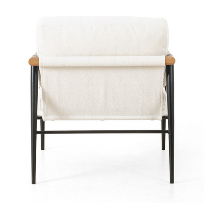 Raymond 28" Occasional Chair - Performance Cloud + Metal
