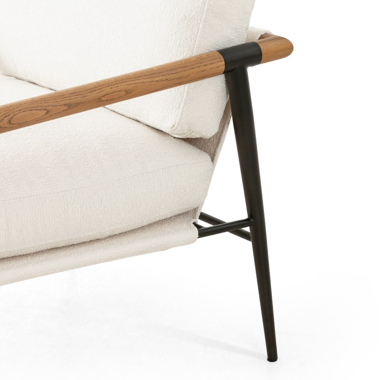 Raymond 28" Occasional Chair - Performance Cloud + Metal