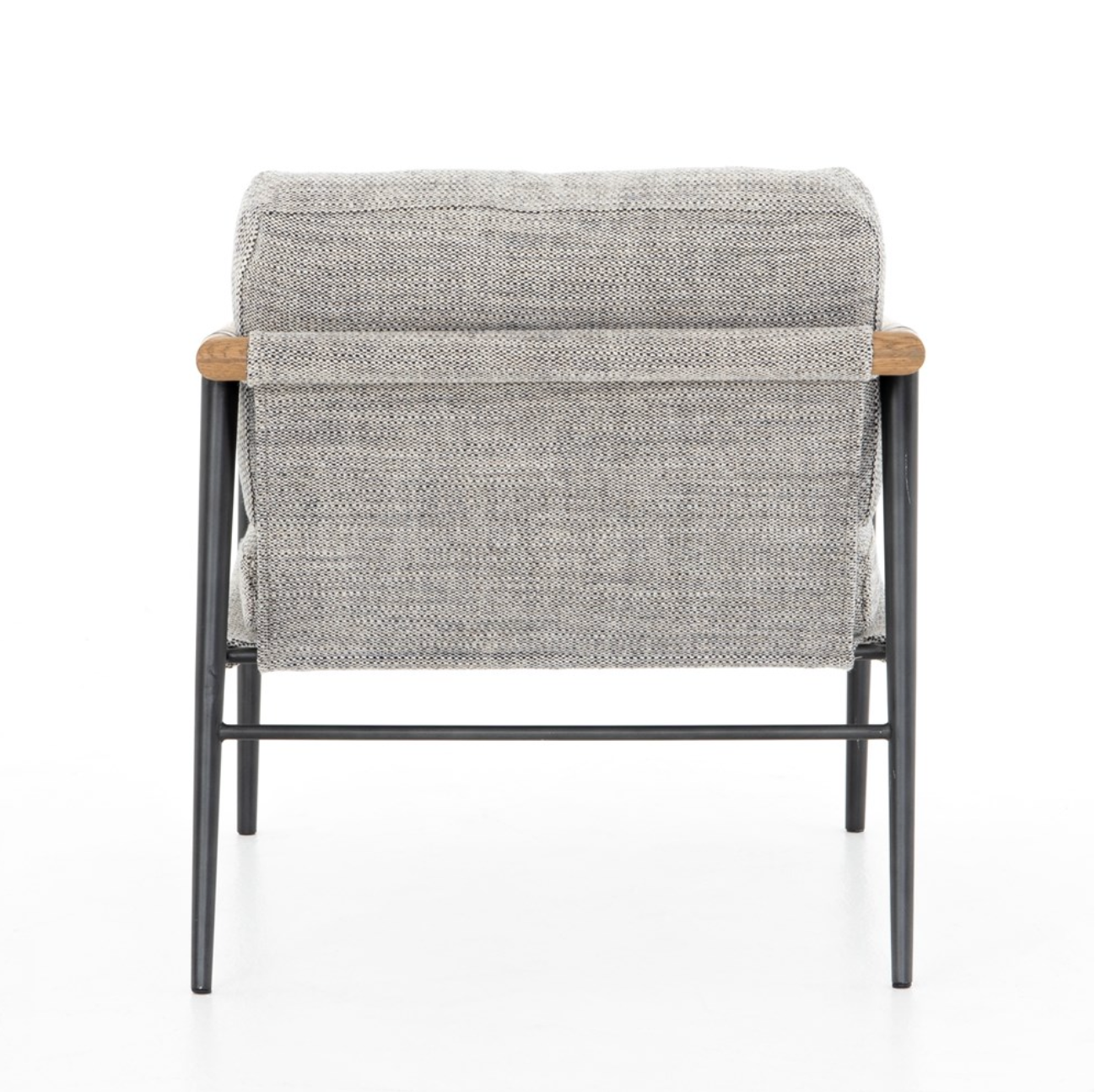Raymond 28" Occasional Chair - Performance Raven + Metal