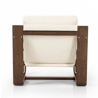 Jordana 33" Occasional Chair - Cream + Dark Ash