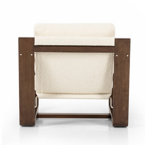 Jordana 33" Occasional Chair - Cream + Dark Ash