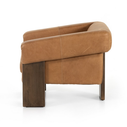 Kincaid 35" Top Grain Leather Occasional Chair - Palermo Cognac