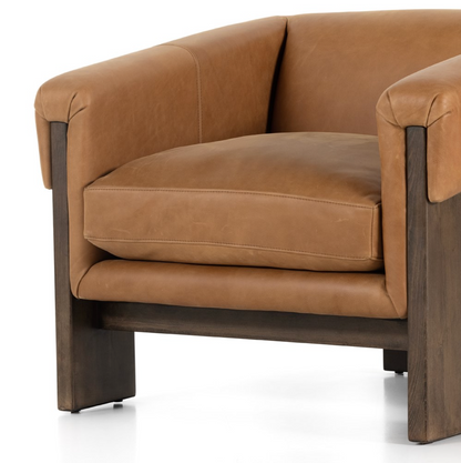 Kincaid 35" Top Grain Leather Occasional Chair - Palermo Cognac