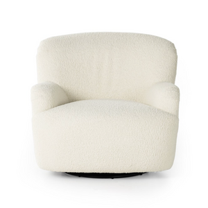 Kabir 35" Swivel Chair - Natural
