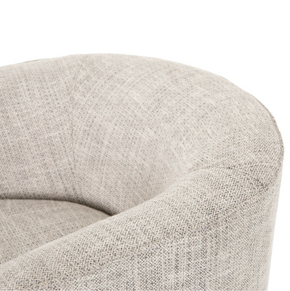 Kaelyn 34" Swivel Chair - Performance Dove