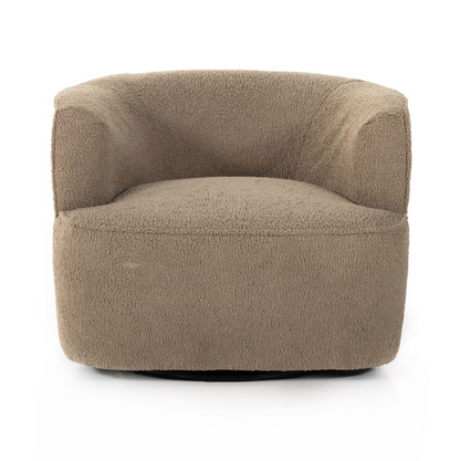 Kaelyn 34" Swivel Chair - Camel