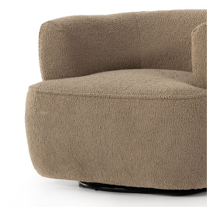 Kaelyn 34" Swivel Chair - Camel